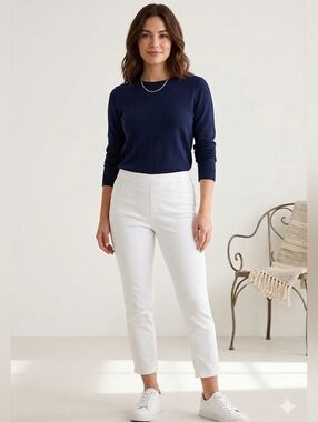 Helmut Helmut Lang Sz 29 Crop Jeggings in Cream EUC